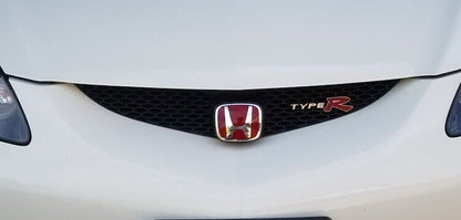 HONDA INTEGRA TYPE-R DC5 2005-2006 Genuine Front Grill Red "H" Emblem Badge OEM