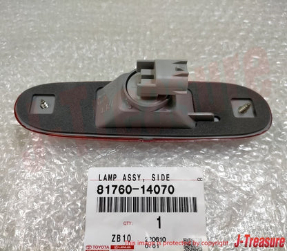 TOYOTA SUPRA JZA80 MK4 97-98 Genuine Rear Bumper Red Side Marker Lens Set OEM