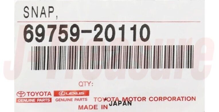 TOYOTA TACOMA GRN245 1995-2008 Genuine Tail Gate Handle Snap 69759-20110 OEM