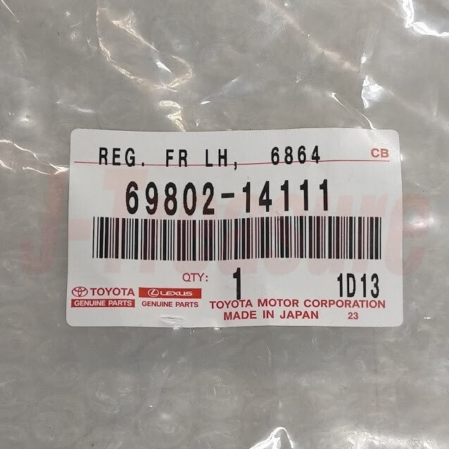 TOYOTA SUPRA JZA80 93-98 Genuine Front Door Window Regulator LH 69802-14111 OEM