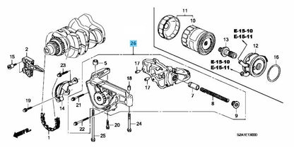 HONDA S2000 S2K AP1 AP2 2000-2009 Genuine F20C F22C Oil Pump 15100-PCX-023 OEM