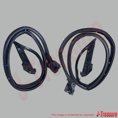 NISSAN SKYLINE GT-R BNR34 Genuine Front Door Weather Strip RH & LH Set OEM