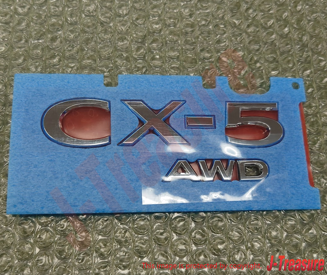MAZDA CX-5 KF 20-21 Genuine Back Door Emblem Nameplate "CX-5 AWD" KBG8-51-720