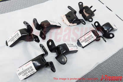 LEXUS LX470 UZJ100 98-07 Genuine Fr & Re DOOR HINGE UP & LO RH LH Set OEM