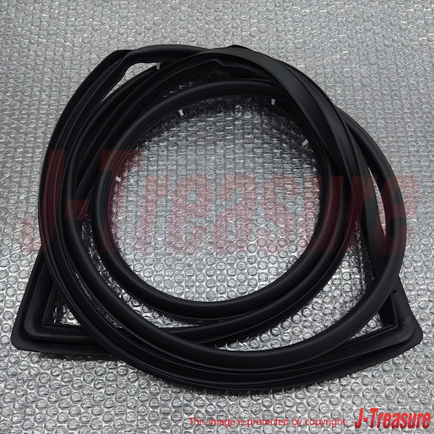 TOYOTA LAND CRUISER KZJ78 Genuine Front & Rear Door Weatherstrip RH LH Set OEM