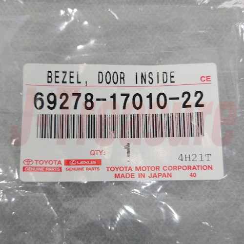 TOYOTA MR2 SW20 90-95 Genuine Door Inside Handle Bezel Left 69278-17010-22 OEM