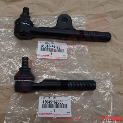 TOYOTA LAND CRUISER FZJ80L 91-97 Genuine Steering Relay Rod End RH & LH Set OEM