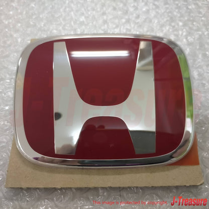 HONDA CIVIC TYPE-R FD2 07-11 Genuine Front & Rear Black Base Red Emblem Set OEM
