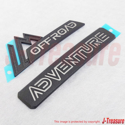 TOYOTA RAV4 MXAA54L Genuine Back Door Name Plate "OFF ROAD" & "ADVENTURE" Set