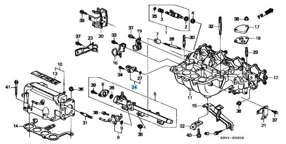 HONDA ACURA CIVIC CRX DEL SOL INTEGRA ACCORD Intake Air Temperature Sensor OEM