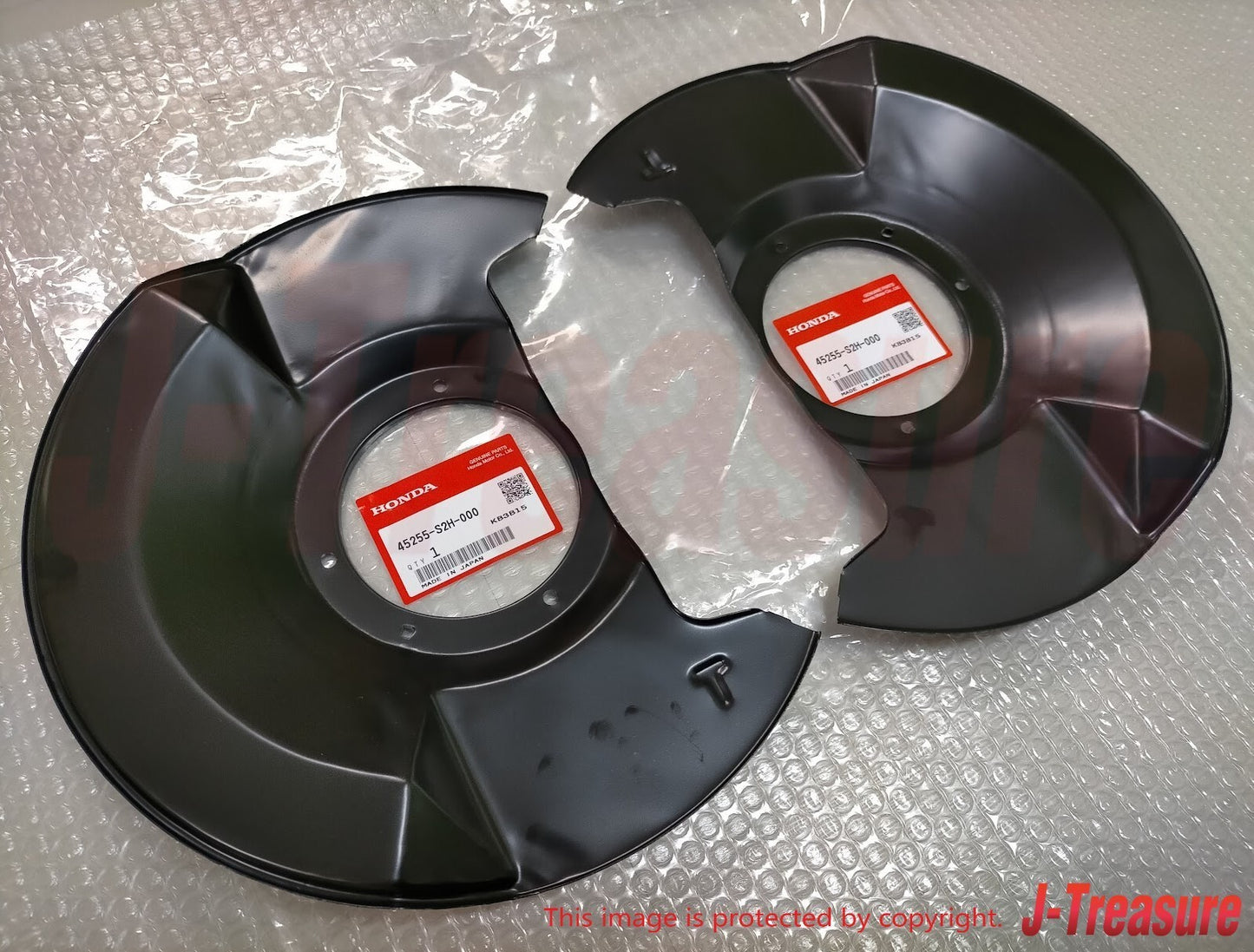 HONDA INTEGRA DC2 TYPE-R 97-01 Genuine Front Brake Splash Guard Cover Set OEM