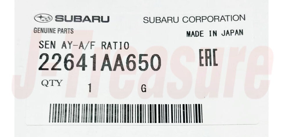SUBARU WRX VAG 2015-2021 Genuine Air/Fuel Ratio Sensor Assy 22641AA650 OEM