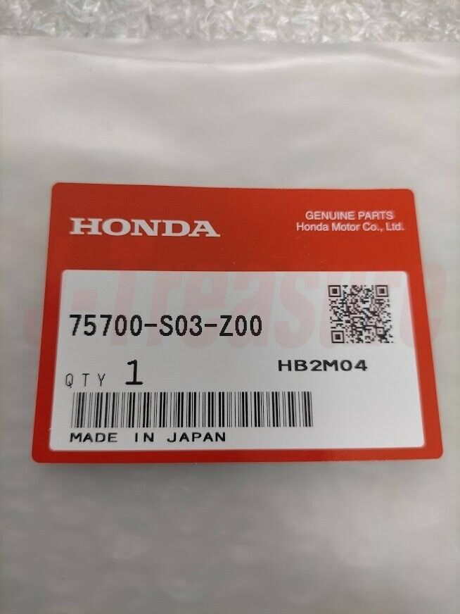 HONDA CIVIC TYPE-R EK9 96-98 Genuine Early Model Red Emblem Front & Rear Set OEM