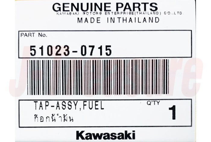 KAWASAKI KLR650 1987-2018 Genuine Fuel Tap Assy 51023-0715 OEM