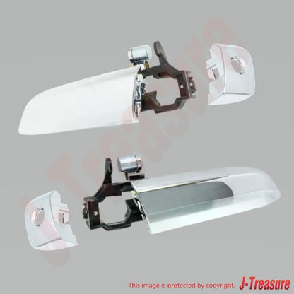 TOYOTA HIACE KDH220 06-13 Genuine Fr/Door Outside Handle & Cover Plating R L set