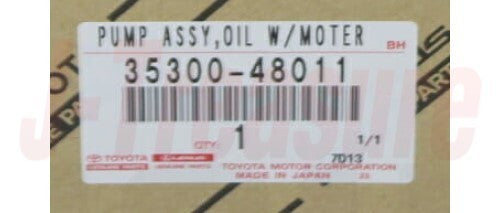 TOYOTA HIGHLANDER GVU48 06-13 Genuine Oil W/Motor Pump Assy 35300-48011 OEM