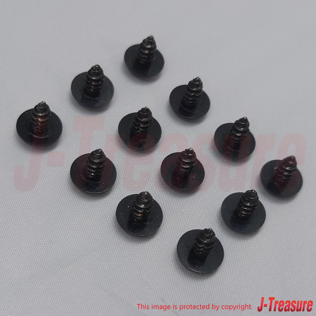 HONDA ACURA Genuine Door Sash Garnish Tapping Screw 90142-S04-000 Set of 12 OEM