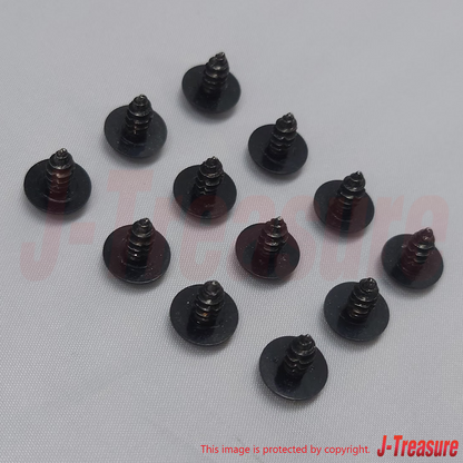 HONDA ACURA Genuine Door Sash Garnish Tapping Screw 90142-S04-000 Set of 12 OEM