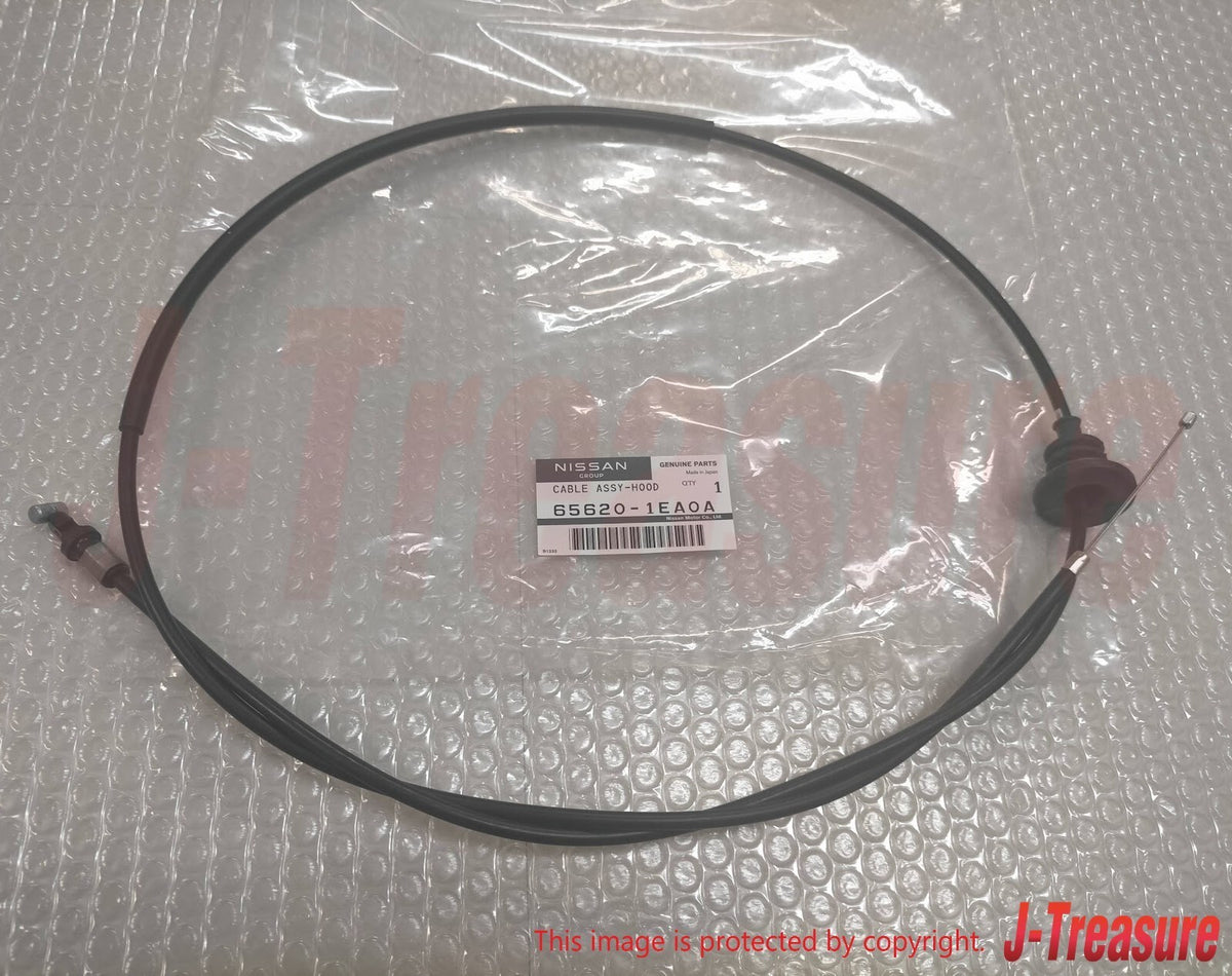 NISSAN 370Z Z34 2009-2020 Genuine Hood Lock Cable Assy 65620-1EA0A OEM