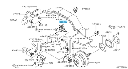 NISSAN PATROL SAFARI Y61 Genuine Differential Lock Control Solenoid Valve OEM