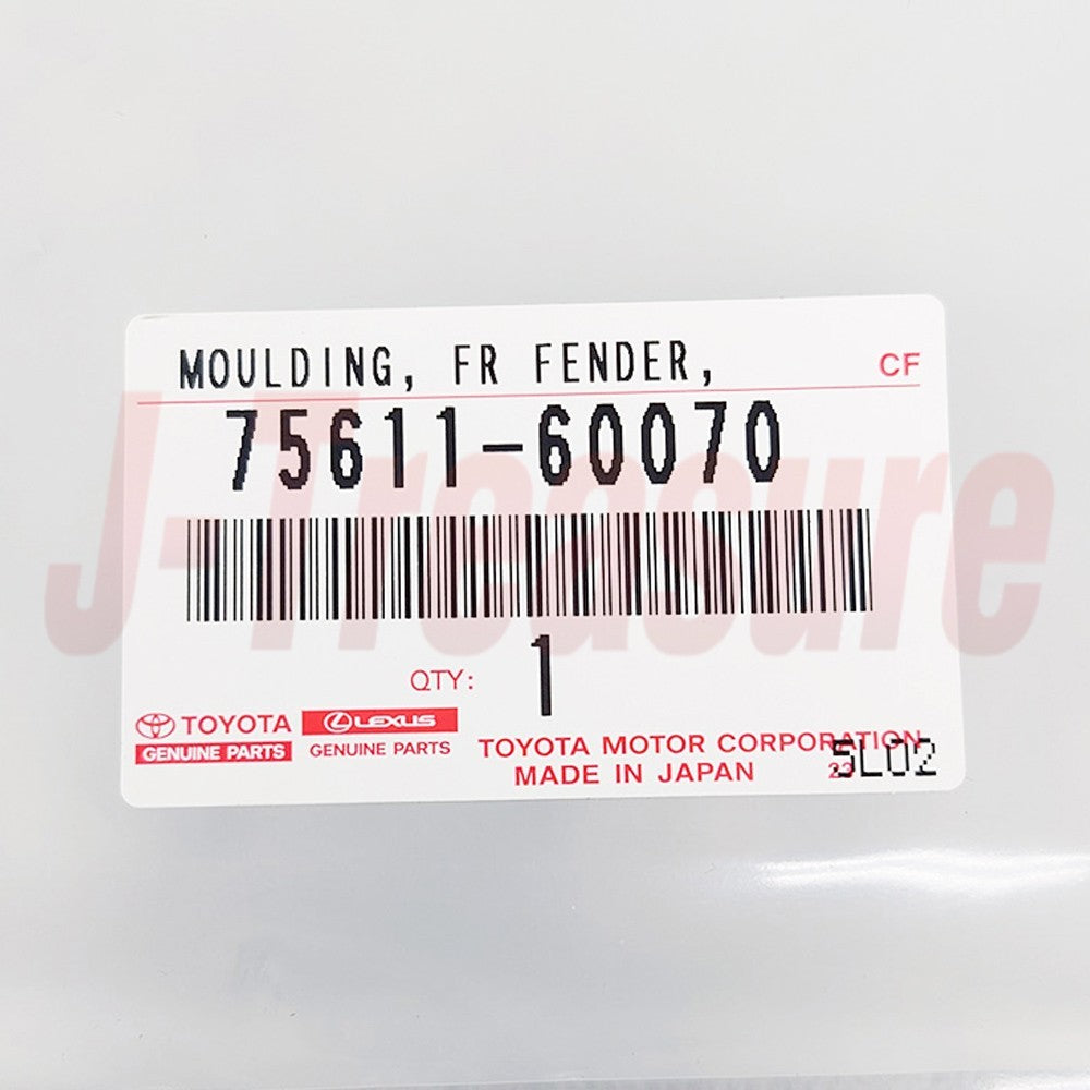 TOYOTA LAND CRUISER FZJ80 '95-97 Genuine Front Fender Outside Moulding RH OEM