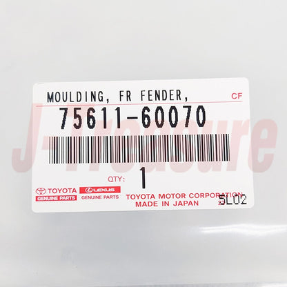 TOYOTA LAND CRUISER FZJ80 '95-97 Genuine Front Fender Outside Moulding RH OEM