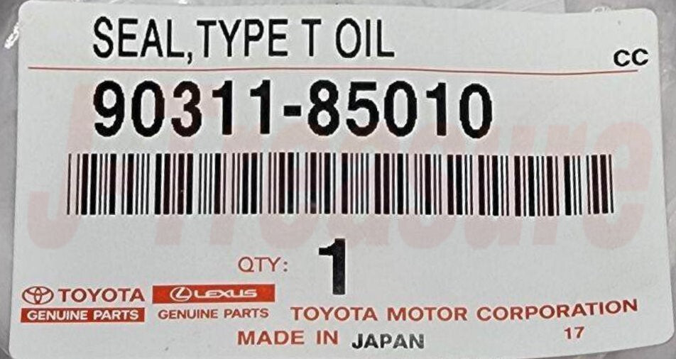 TOYOTA COROLLA ZZE131 05-06 Genuine Engine Rear Oil Seal 90311-85010 OEM