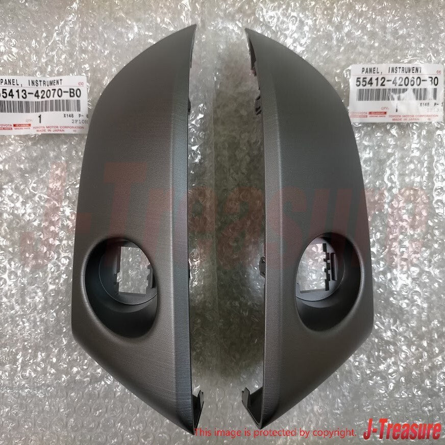 TOYOTA RAV4 06-09 Genuine Center Instrument Cluster Finish Panel Trim Pair OEM