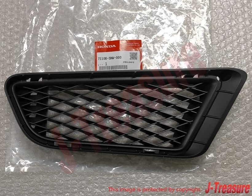 HONDA CIVIC TYPE-R FD2 Genuine Front Bumper Lower Mesh Grille Foglight Cover Set