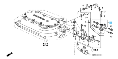 HONDA ACCORD 04-07 ACURA TL Genuine Vapor Canister Purge Control Solenoid Valve