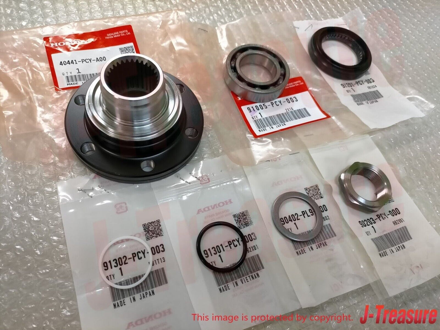 HONDA S2000 04-09 Genuine Secondary Shaft Flange & Bearing & Oil Seal Set OEM