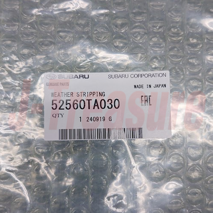 SUBARU SAMBAR KS TT E12 D11 Genuine Trap Door Weather Strip 52560TA030 OEM