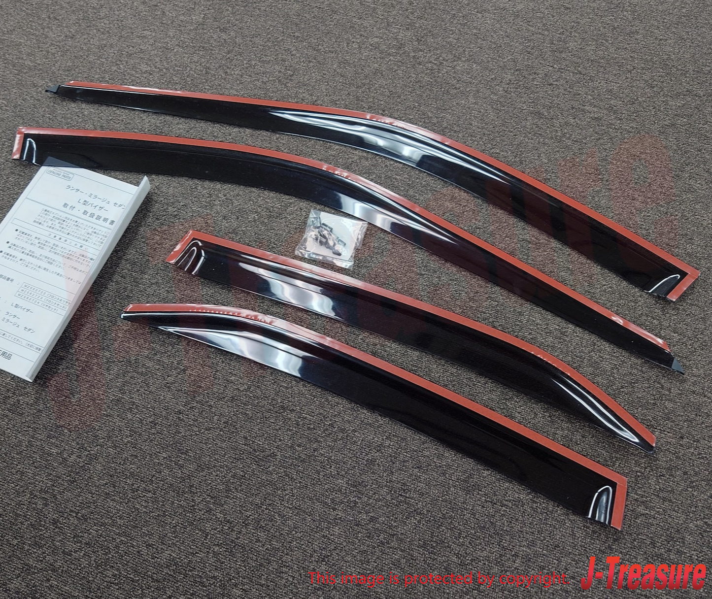 MITSUBISHI LANCER Evolution 5-6 CP9A Genuine Exterior Vizor Set MZ562722 OEM