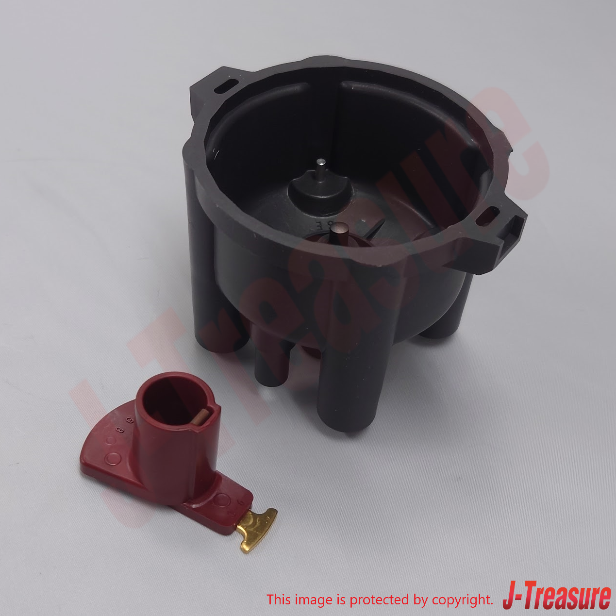 SUBARU SAMBAR KS4 KV4 1989-1991 Genuine Distributor Cap & Head Rotor Set OEM