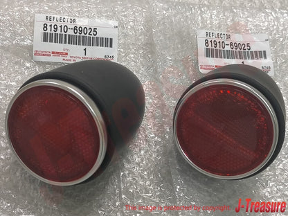 TOYOTA LAND CRUISER FJ40 BJ40 Genuine Rear Red Lens Body Reflector 2pcs Set OEM