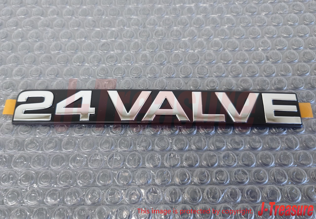 TOYOTA LAND CRUISER FZJ80 Genuine Back Door 24VALVE Emblem Plate 75432-60010 OEM
