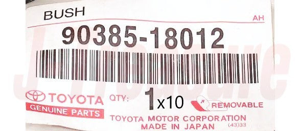 TOYOTA HILUX LN110L '89-97(EUR) Genuine Rear Spring Shackle Upper Bush x10 Set