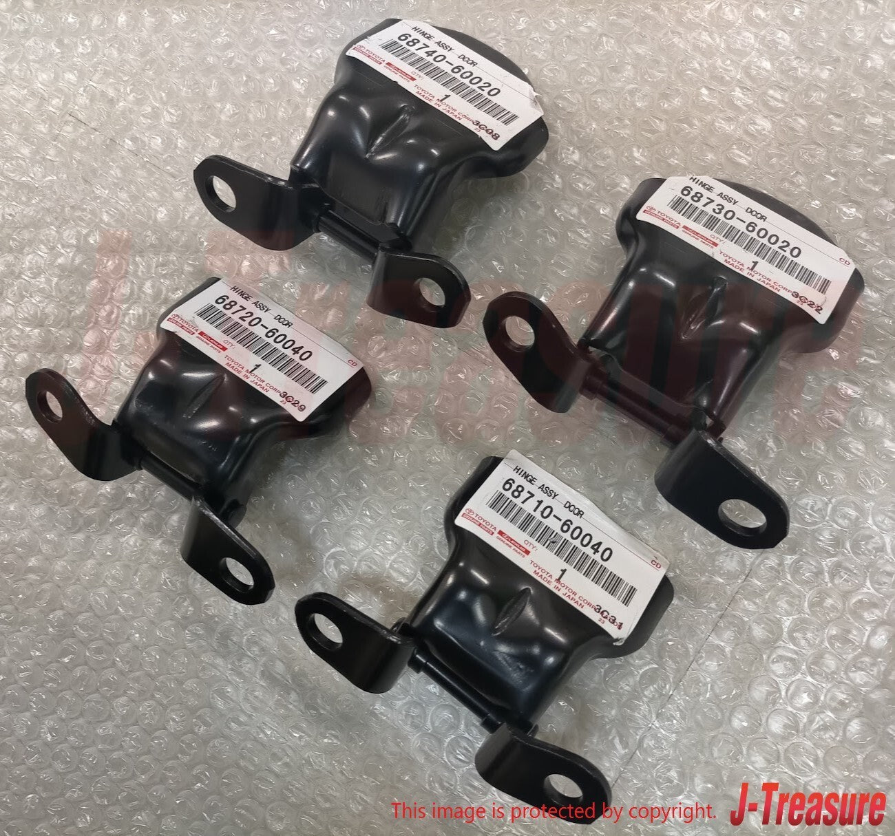 TOYOTA COROLLA LEVIN TRUENO AE86 Genuine Front Door Hinge  4 Piece Set OEM