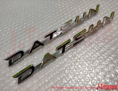 NISSAN DUTSUN 510 Genuine Front Fender Emblem RH & LH Set 63806-21300 x2 OEM