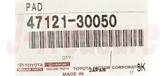 TOYOTA LAND CRUISER BJ74 FJ70 HJ6# 88-90 Genuine Brake Pedal Pad 47121-30050 OEM