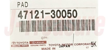 TOYOTA LAND CRUISER BJ74 FJ70 HJ6# 88-90 Genuine Brake Pedal Pad 47121-30050 OEM