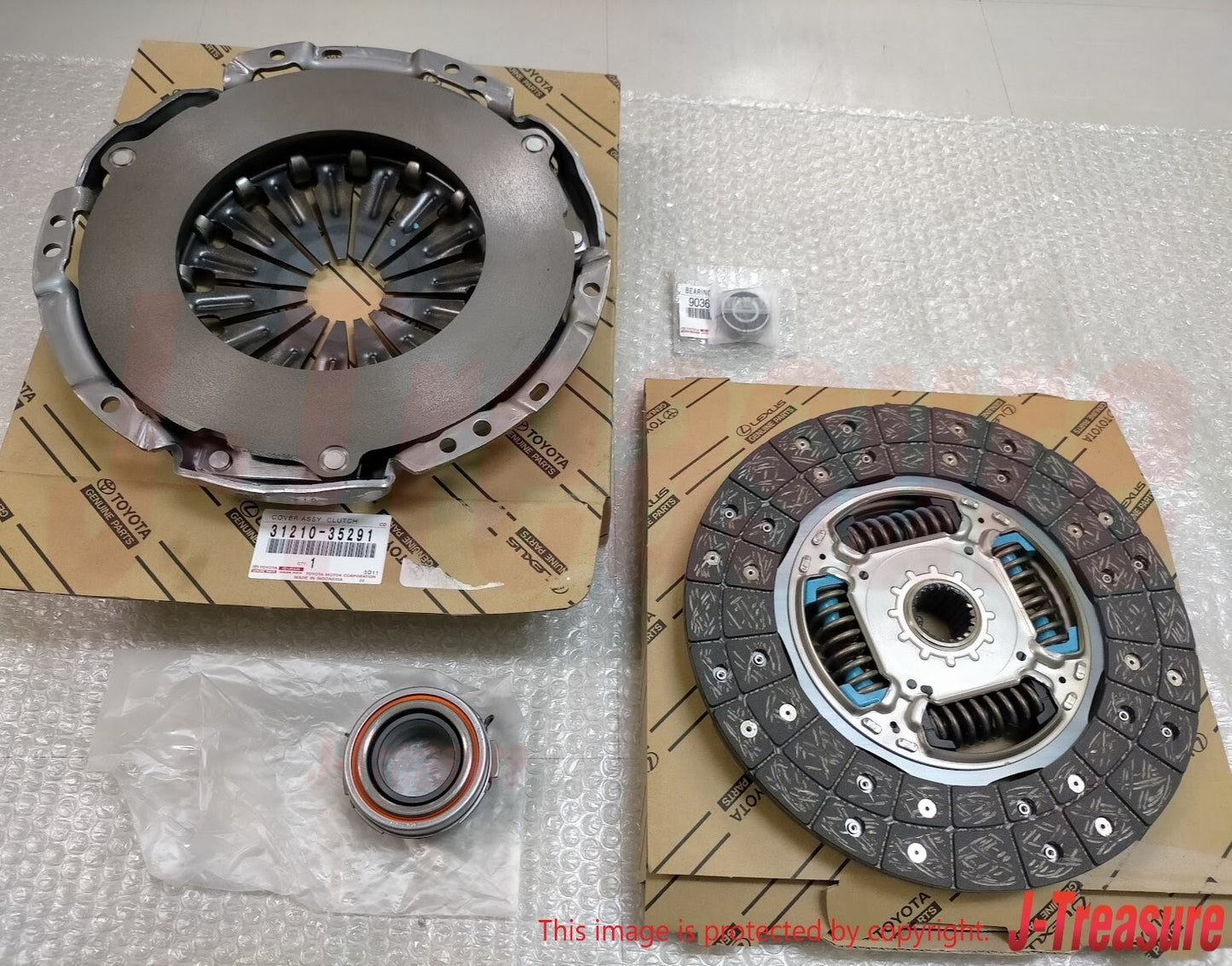 TOYOTA TACOMA TRN2##  2012-2018 Genuine 2.7L 4CYL 5-Speed Clutch Kit OEM