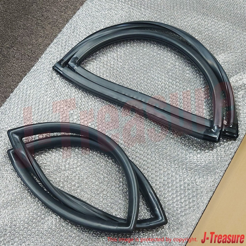 TOYOTA LAND CRUISER BJ70 Genuine Back Door Glass Weatherstrip RH & LH Set OEM
