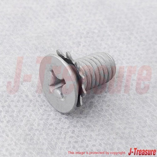 NISSAN 240SX S13 89-94 Genuine Front Door Lock Striker & Screw RH & LH Set OEM
