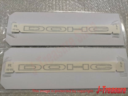 HONDA CIVIC EG6 EK4 SiR Genuine Side "DOHC" "VTEC" Sticker Decal Silver Set OEM