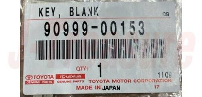 TOYOTA SUPRA MA70 1989-1992 Genuine Master Steel Blank Key 90999-00153 OEM