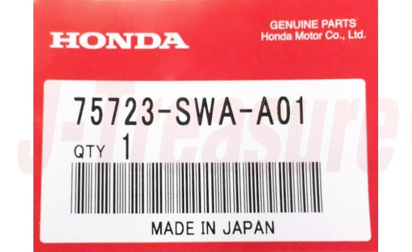 HONDA CR-V RE4 07-09 Genuine Rear Windshield Sticker "4WD" 75723-SWA-A01 OEM