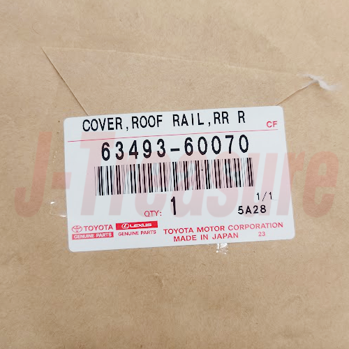 TOYOTA LAND CRUISER UZJ100 '03-07 Genuine Roof Rack Leg Cover Fr & Re RH LH Set