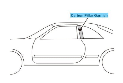 NISMO NISSAN 370Z Z34 09-20 Genuine Rear Carbon B Pillar Garnish RH & LH Set OEM