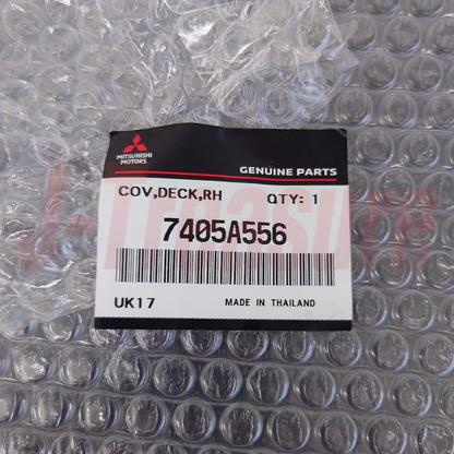 MITSUBISHI MIRAGE A03A 2014-2015 2017 Genuine Front Deck Cover RH 7405A556 OEM